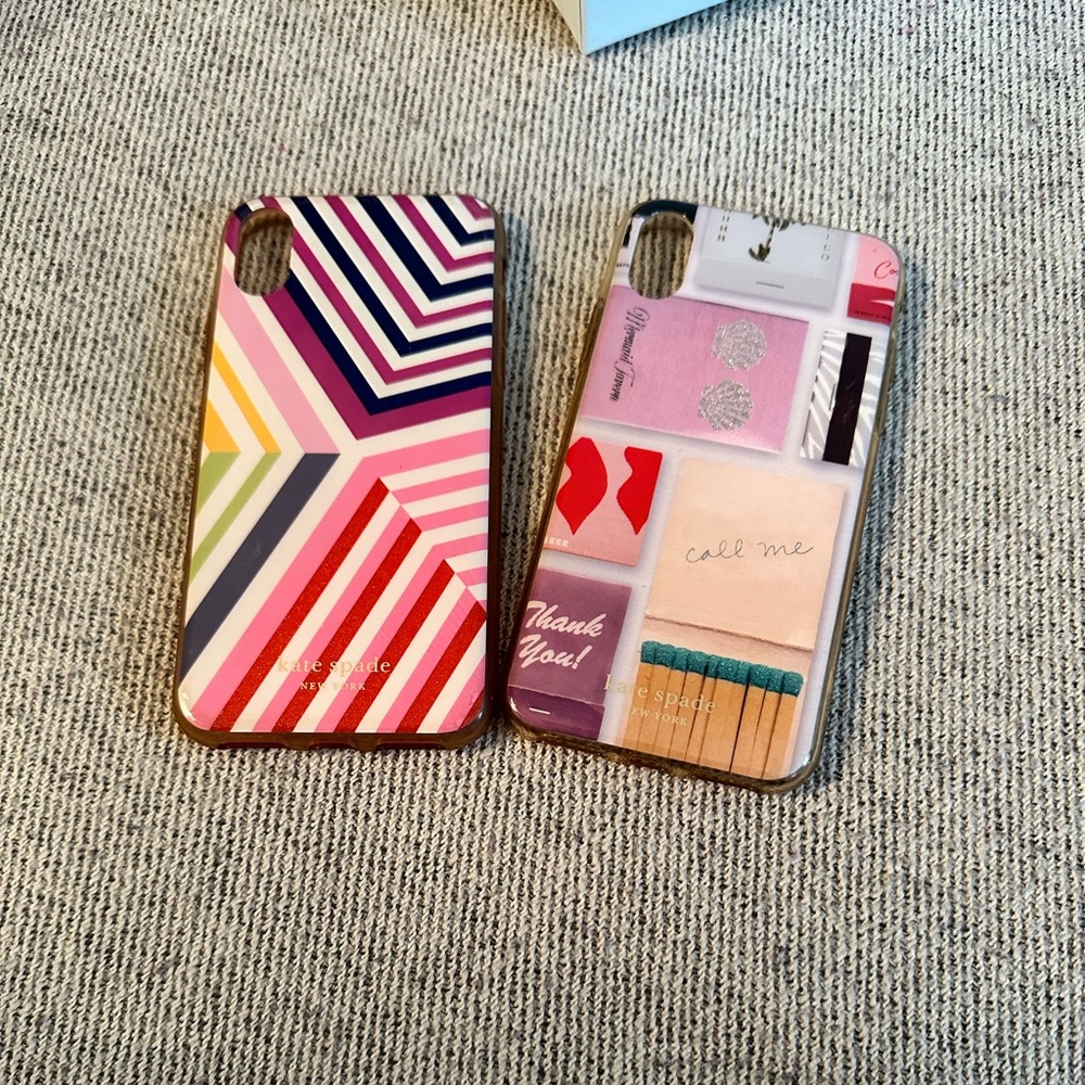 2 Kate spade iPhone XS cases